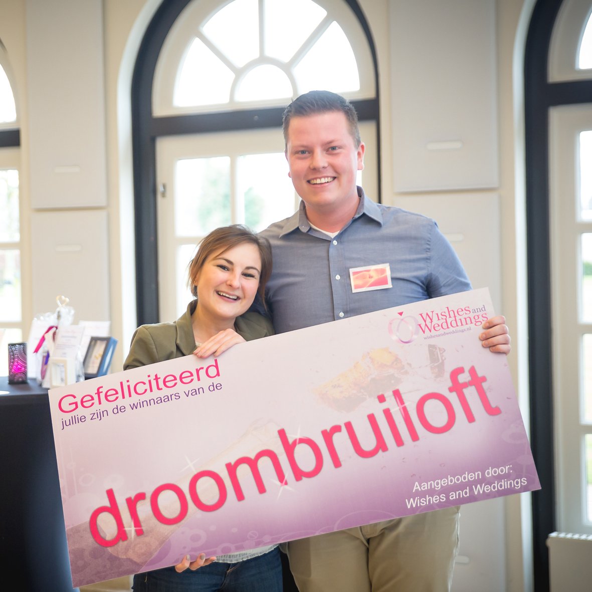 andweddings's tweet photo. De winnaars van 2016 zijn Jeroen en Jasmina uit Eindhoven. Zij hebben 19 maart hun droombruiloft gewonnen! https://t.co/tnoLPN6njf