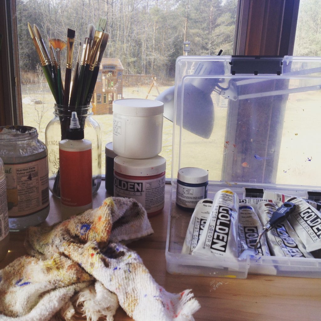 Starting the next #illustration for the #book. #painting #art