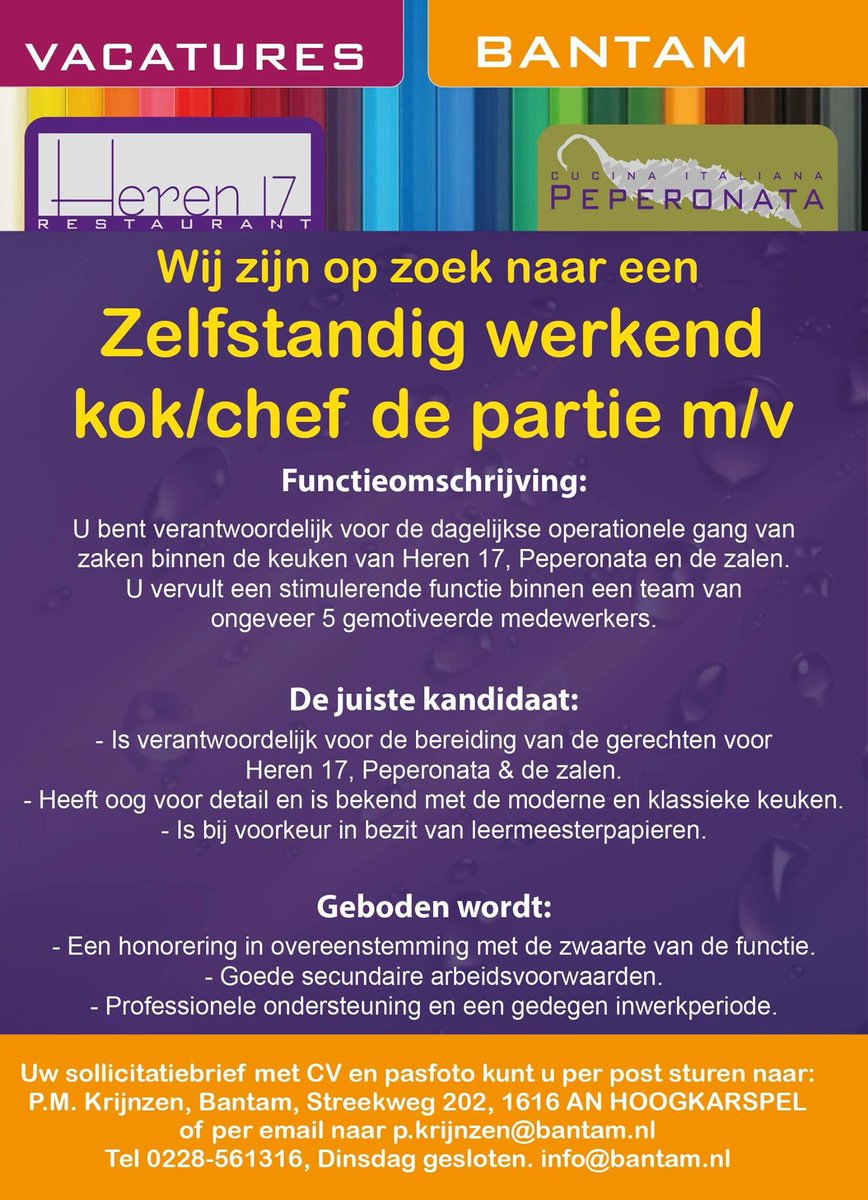 #vacature #kok #hoogkarspel #werk #uwv
