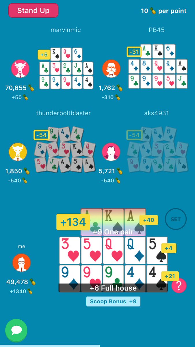 ApacheAlpha_'s tweet photo. @playpineapple Not bad right?  #pineappleofc #openfacechinese #poker https://t.co/0cTe3YeJcZ