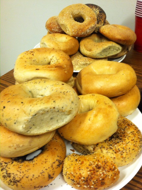 CodeForPhilly's tweet photo. Mmmmmm thanks @FederalDonuts @ReAnimatorPhila &amp; @ChestnutBagels for well-earned treats to wrap up #DemHack2016 ! https://t.co/chmvCfJUqM