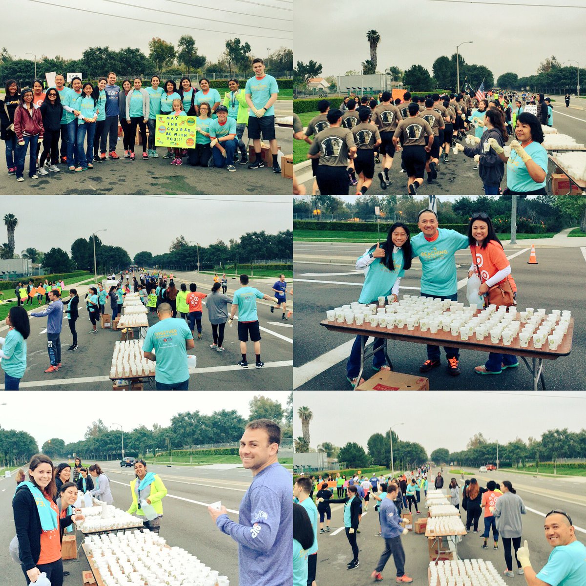 D202 Volunteers keeping runners hydrated @ the Pediatric Cancer 5k! <a href="/laurenkaycarter/">Lauren Carter</a> <a href="/TaylorHockstad/">Taylor Hockstad</a> <a href="/damientlennon/">Damien Lennon</a>