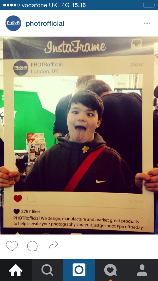 PHOTRofficial's tweet photo. OUR #getsnapped winner is JACK!!! WINNER!Jack is a budding photographer, youtuber & Instgrammer!! #ukphotoshow https://t.co/0ATgCRzPKp
