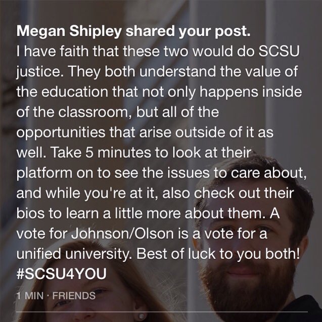 JohnsonOlson16's tweet photo. Sunday mornings are great mornings to reflect on the week and this post by a good friend of ours really struck us... https://t.co/Tzm9oQ5cJq