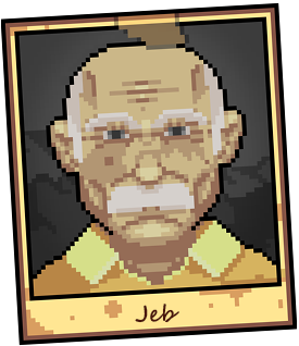 LastSunsetGame's tweet photo. Take a look at our weekend share: Old Man Jeb's portrait https://t.co/EghyLR2Xax #pixelart #indiegame #irishgamedev https://t.co/PxqvIzO1tk
