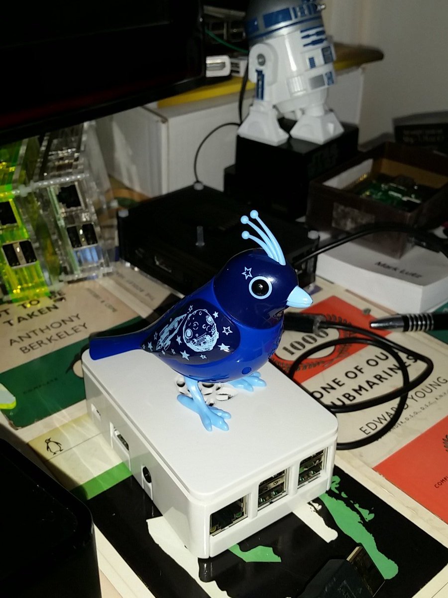 Dan_Aldred's tweet photo. Just finished my #astrobird hack. Write up and instructions published on Monday. Xx https://t.co/KJgeMun3gT