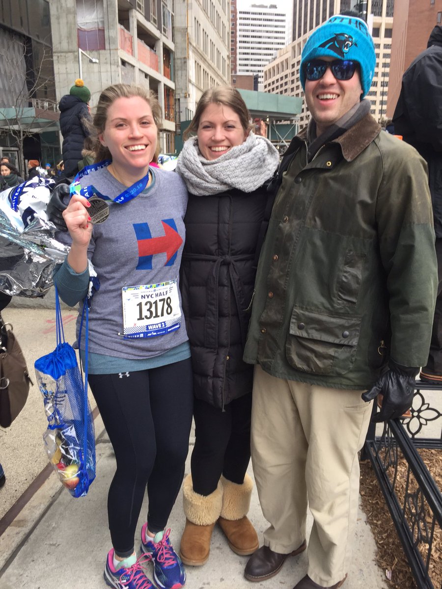 haminthecity's tweet photo. 13.1 is approximately 12miles farther than I've ever run... Had a great time cheering you on #GoSalGo #NYCUnitedHalf https://t.co/J3SqBhDeQ7