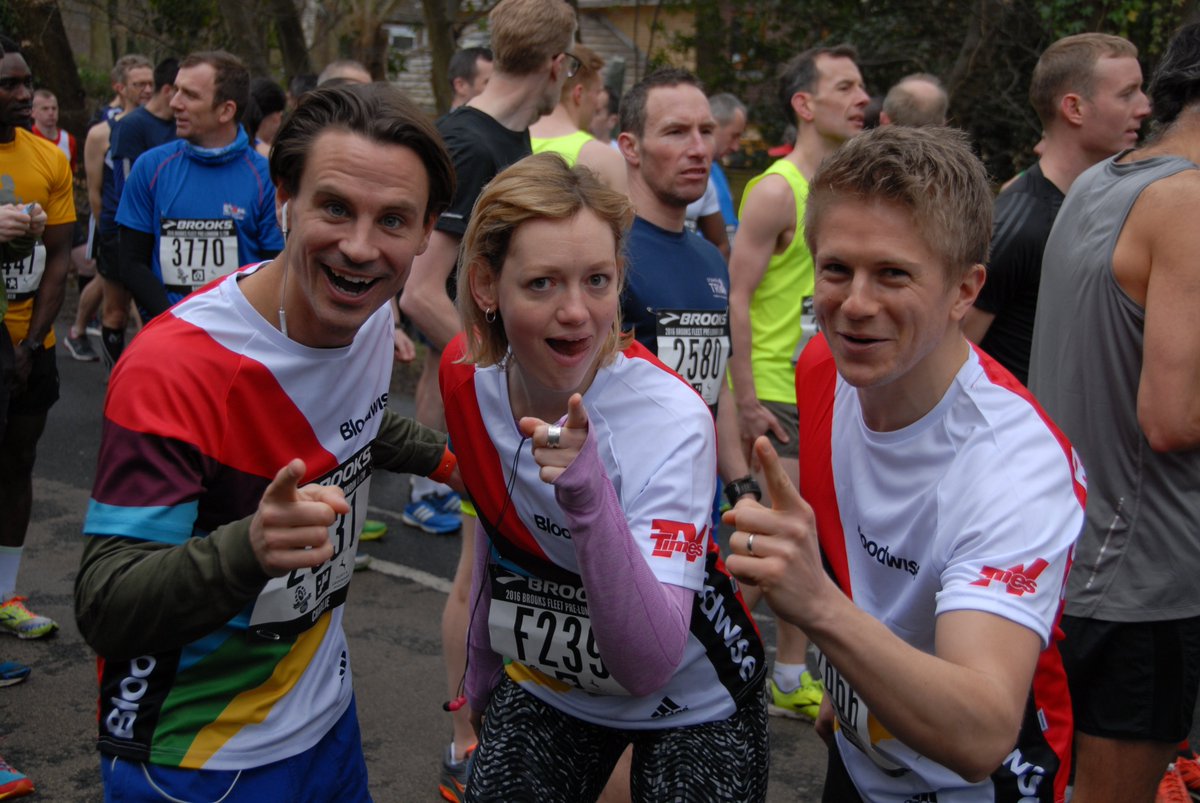 cyclefudge's tweet image. @blooodwise @georgerainsford @lucybriggsowen @FleetHalfMarath having fun