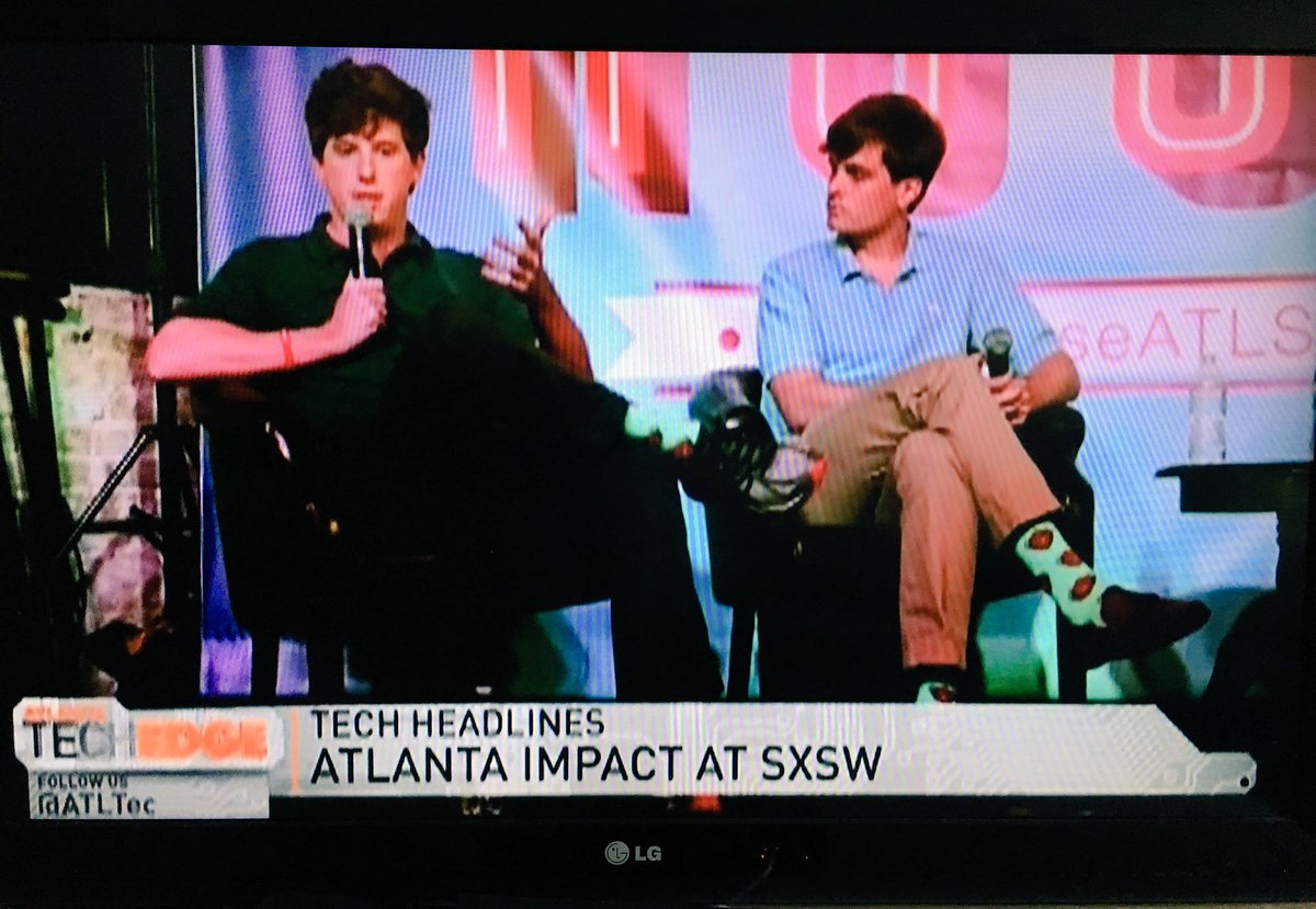 chooseATL's tweet photo. We're on the tube again today! 📺 Thanks @ATLTechEdge for re-capping our big week @ #sxsw! #ChooseATLSXSW https://t.co/QrMVFkjdcG