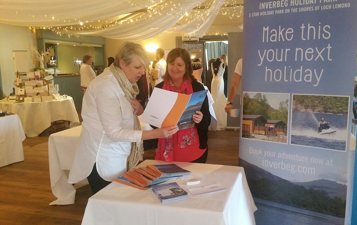 Busy day at the stunning <a href="/LochLomondArms/">LochLomondArms</a> #wedding showcase!