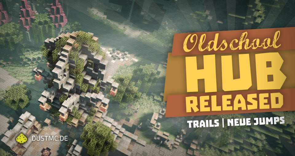DUSTMCNetwork's tweet image. 🌟 OLDSCHOOL Update 🌟
🆕 RETRO Lobby Revamped
🆕 Trails in der Lobby
🆕 Neue Jumps
➡ IP: dustmc.de
#DMCOldSchool
