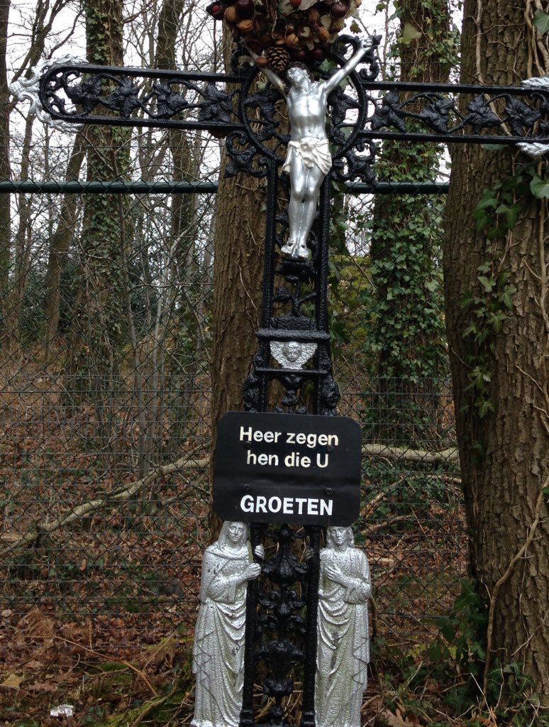 CiskaStark's tweet photo. Palmzondag in Limburg: 'Heer, zegen hen die U groeten' #Eperheide https://t.co/2suGIXxCCD