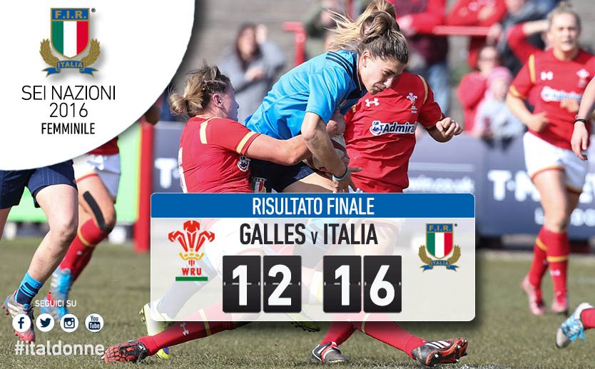 Galles Italia Sei Nazioni femminile 2016