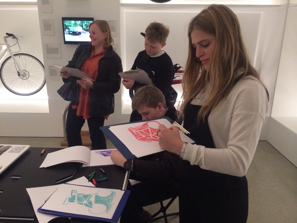irenefuga's tweet photo. Bike galore! Thank you for joining the @sundaysketch @DesignMuseum #ninafuga https://t.co/htLH3o7vo8
