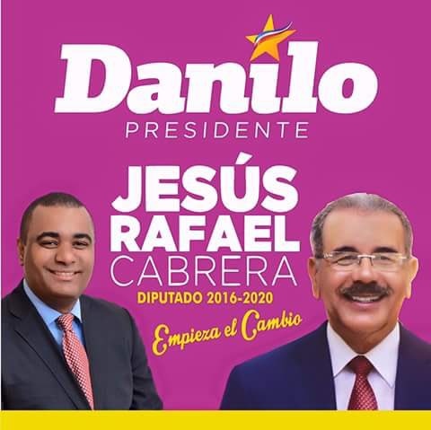 RosariocarolB's tweet photo. @DaniloMedina PRESIDENTE @jrafaelcabrera DIPUTADO porque PRIMERO LA GENTE @PresidenciaRD @PLDenlinea @miprd https://t.co/JO6Z1jLjsT