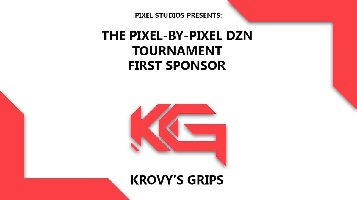PBPTStudio's tweet image. The Pixel-By-Pixel tournament is now sponsored by @KrovysGrips