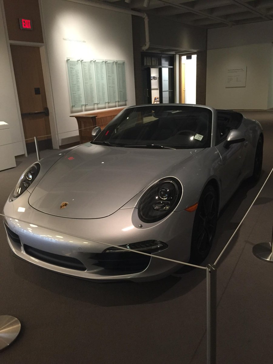 Rangerjohn's tweet image. @feydriver porsche raffle at NC Museum of Art. $100/ticket. 3000 tickets. We didn't. Would you have?