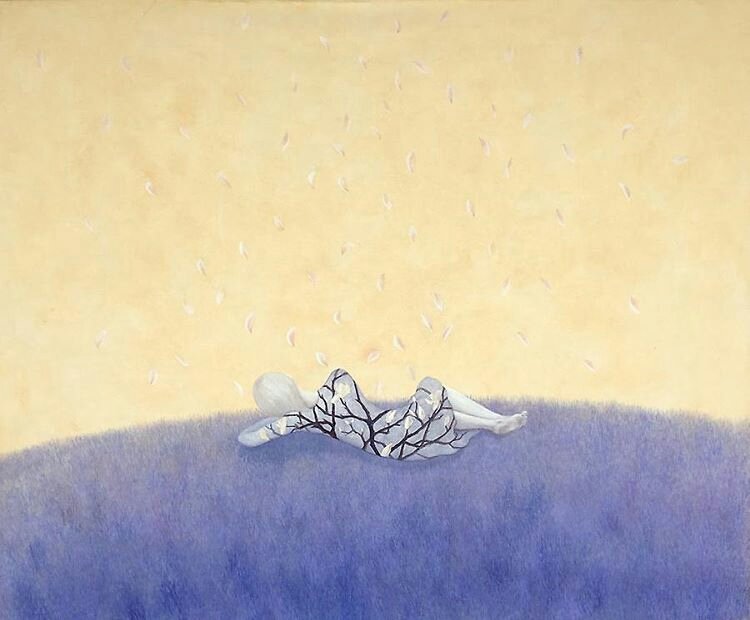 Simply_Jacqui's tweet photo. #bbuzzart - “Spring is the time of plans and projects.” #LeoTolstoy and #AriKwon. https://t.co/Fh3aKJIw3m