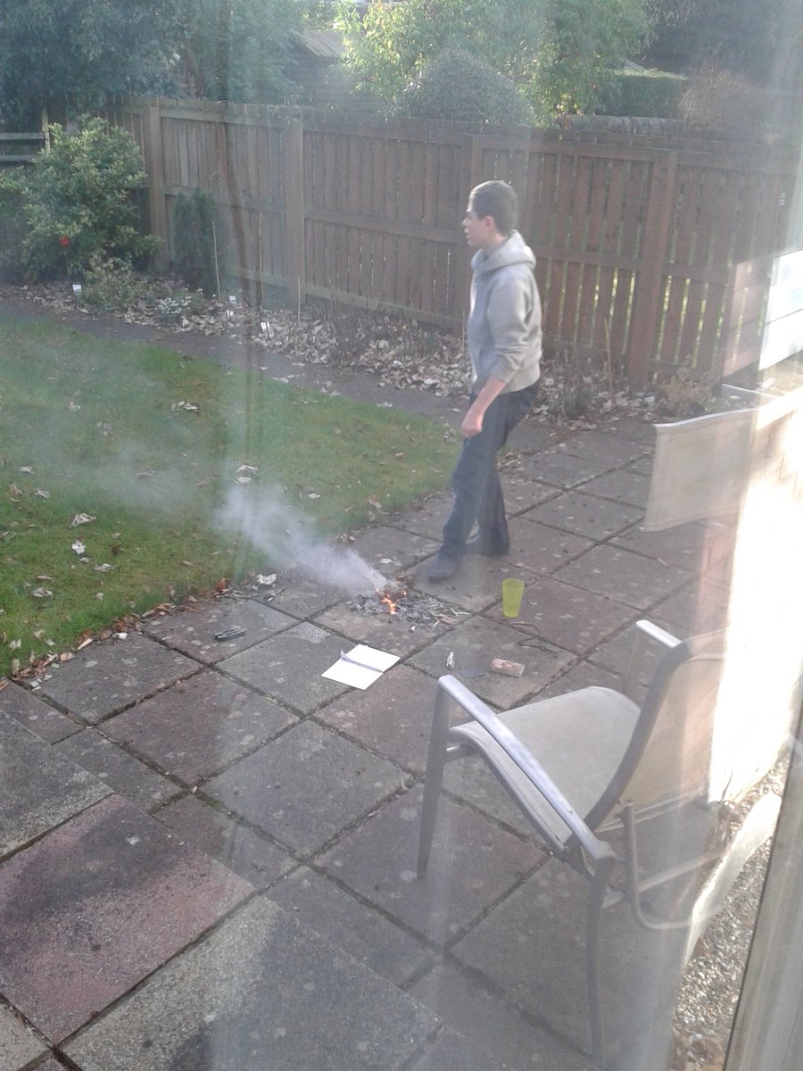 BruceEMalcolm's tweet photo. 13 year old fire starter for sale. Going cheap. https://t.co/fqb8lAEaK6