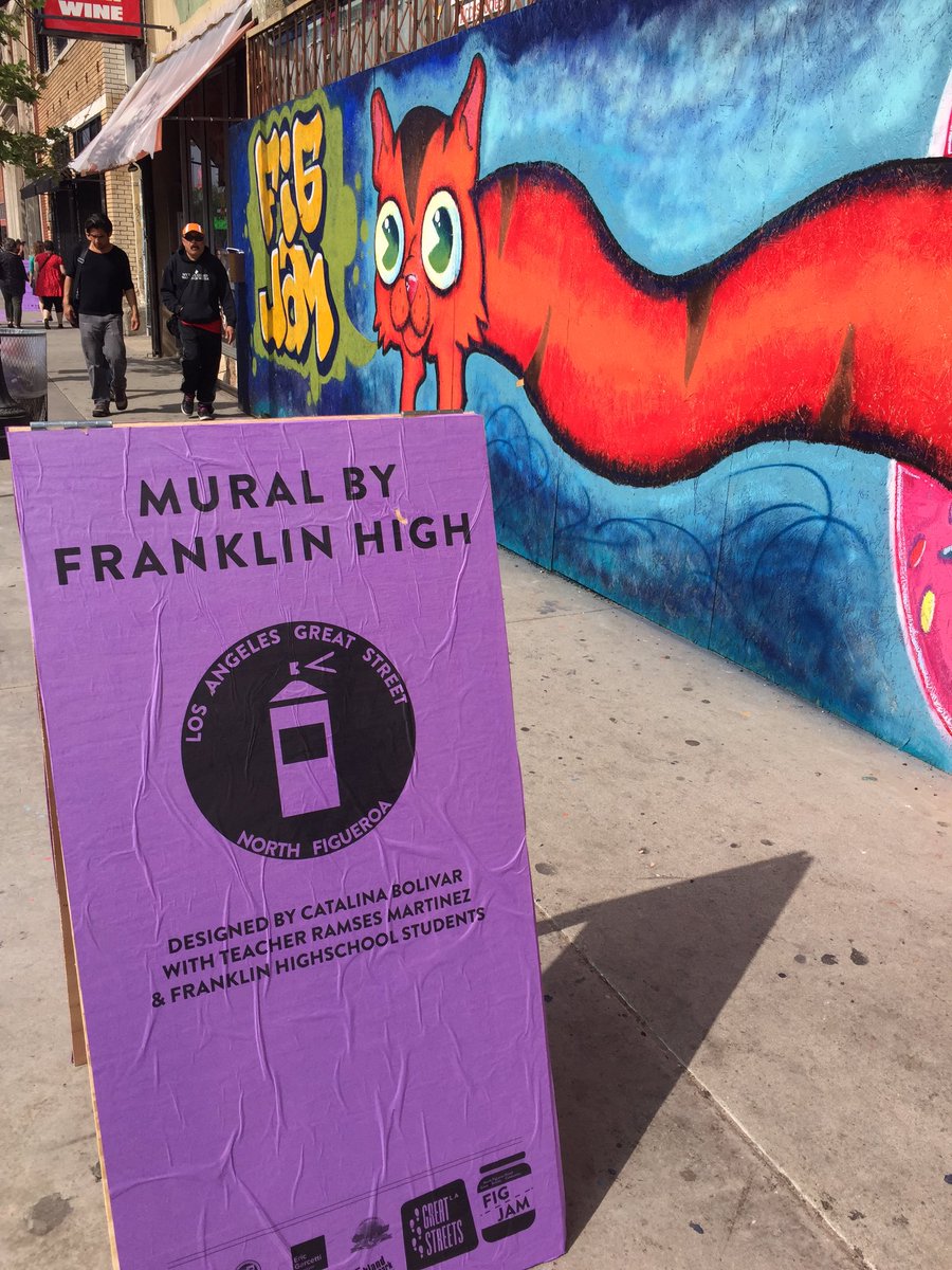 FigJamLA's tweet photo. Thanks to all who came out yesterday in support of the neighborhood! #NELA #lagreatstreeets https://t.co/bQ9x5pptqK