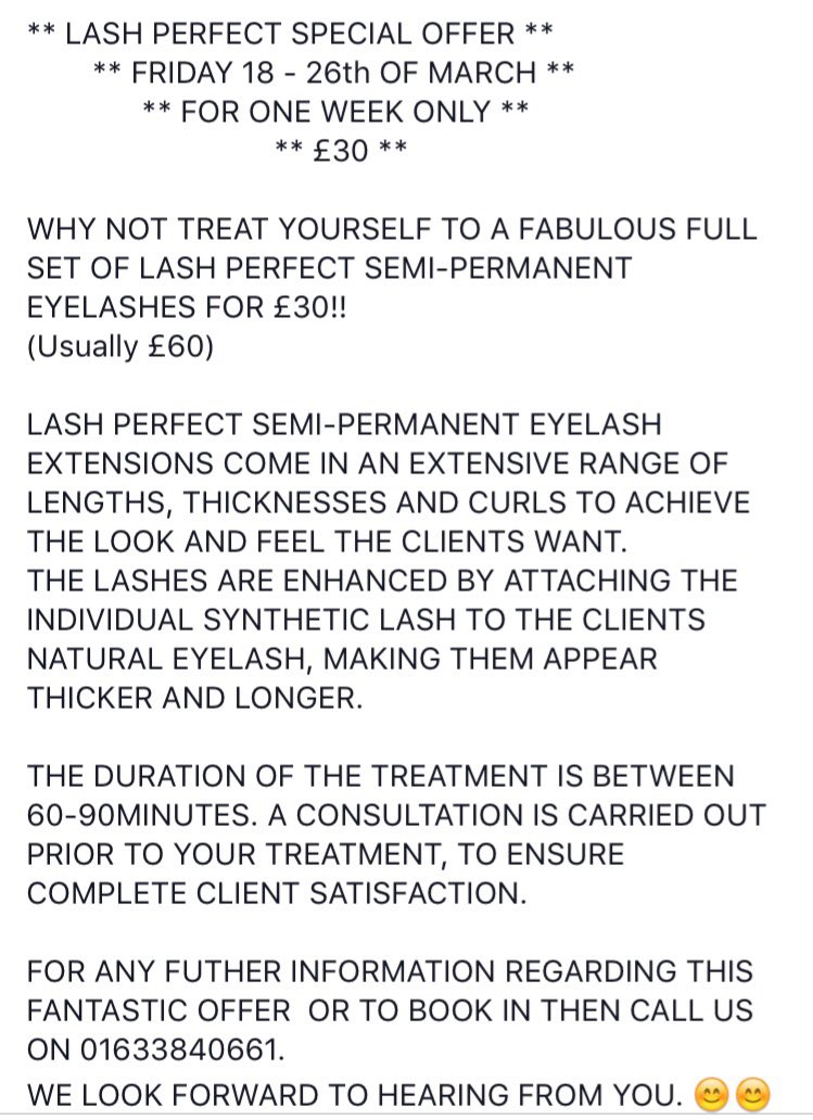 SecretRetreat_'s tweet photo. SEMI PERMANENT EYELASH OFFER https://t.co/1ruB1gAN9A