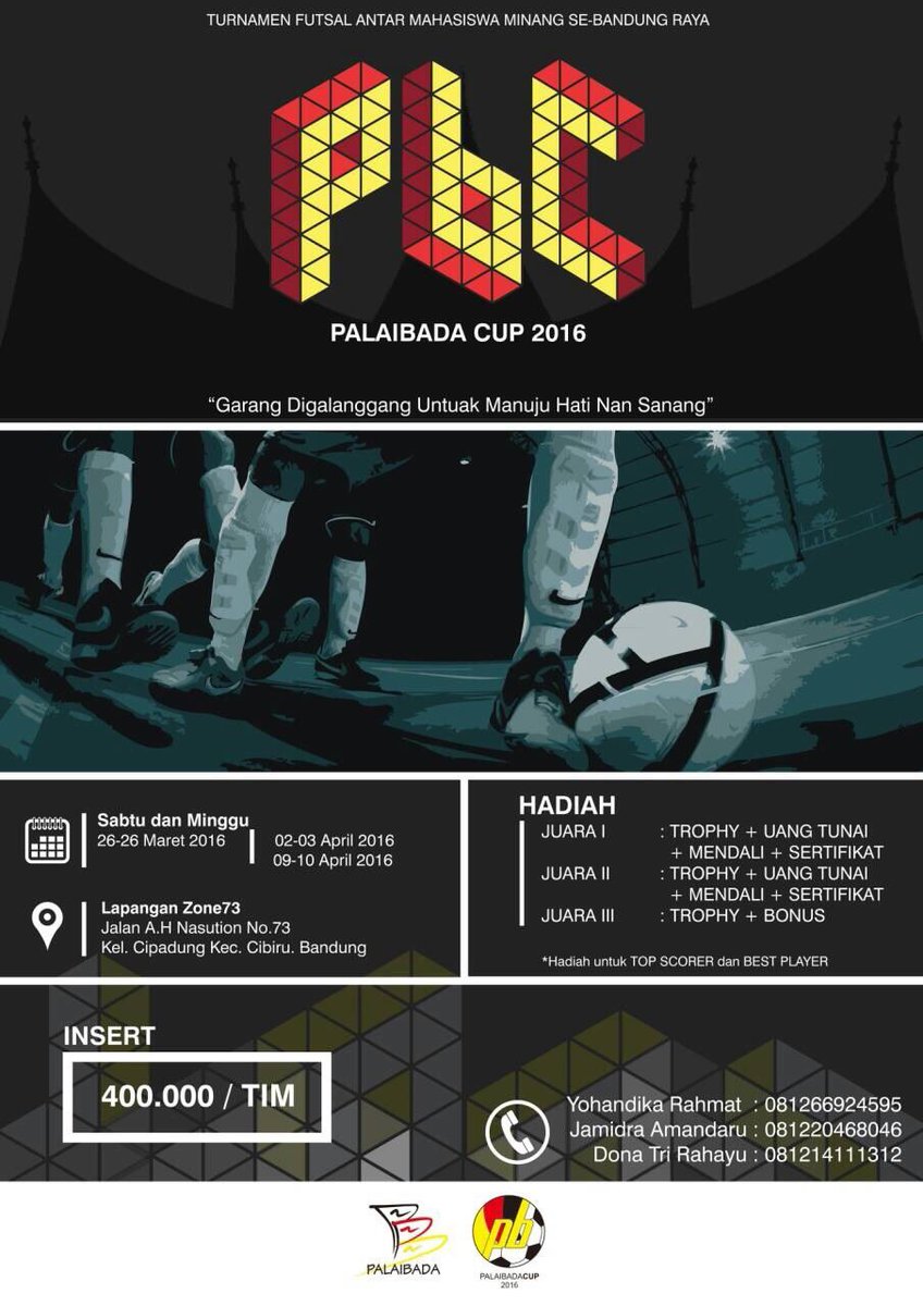 Futsal Palaibada Cup 2.  <a href="/tweetMinang/">tweet Urang Minang</a> <a href="/AnakRantauMng/">IG: @Wisata.Sumbar</a> <a href="/minangsedunia/">minangsedunia</a> <a href="/GempaPariaman/">Mahasiswa Pariaman</a> <a href="/InfoPariaman/">Pariaman Sekitarnya</a> <a href="/KabaPiamanLaweh/">Kaba Piaman Laweh</a>