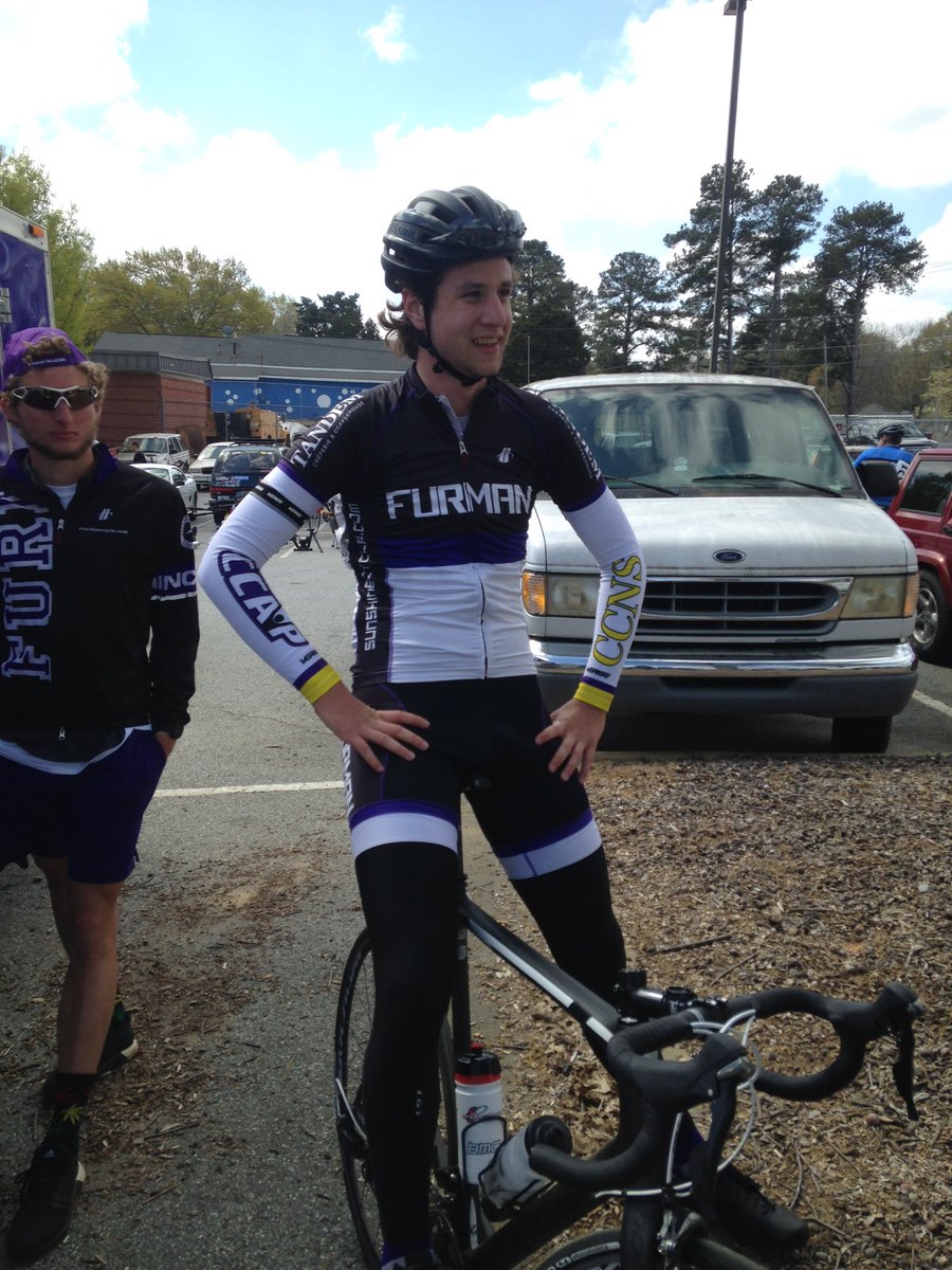 LMRHIM's tweet photo. @fucycling Beautiful day for a little fun on the bike. @briansuoto #GoFurman https://t.co/xU8Dq9Ct1g
