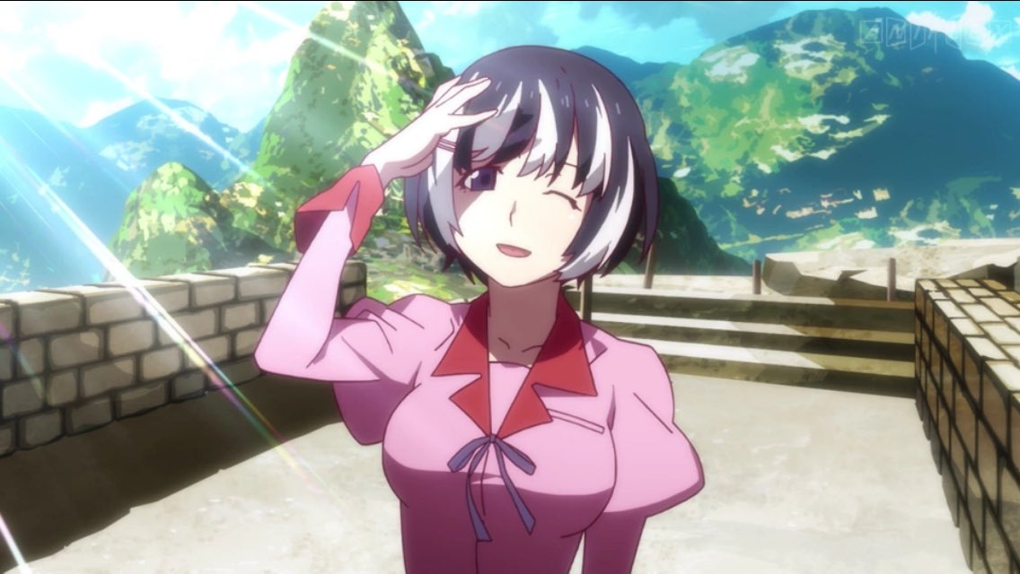 くみくむ いやっほう 白黒の羽川だ あの羽川がメッシュだぞ 猫物語白ではすこししか見れなかったメッシュ羽川だーー ってテンション T Co Sv0wxhcimo Twitter