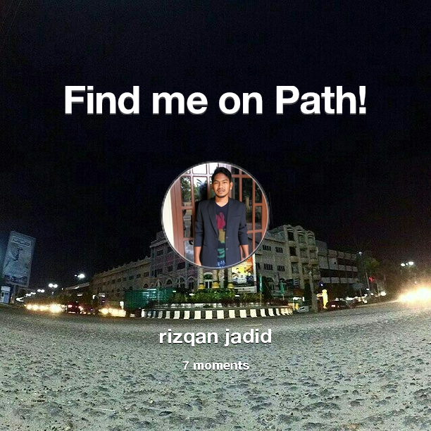 Find me on #Path now! Go to: path.com! #thepersonalnetwork