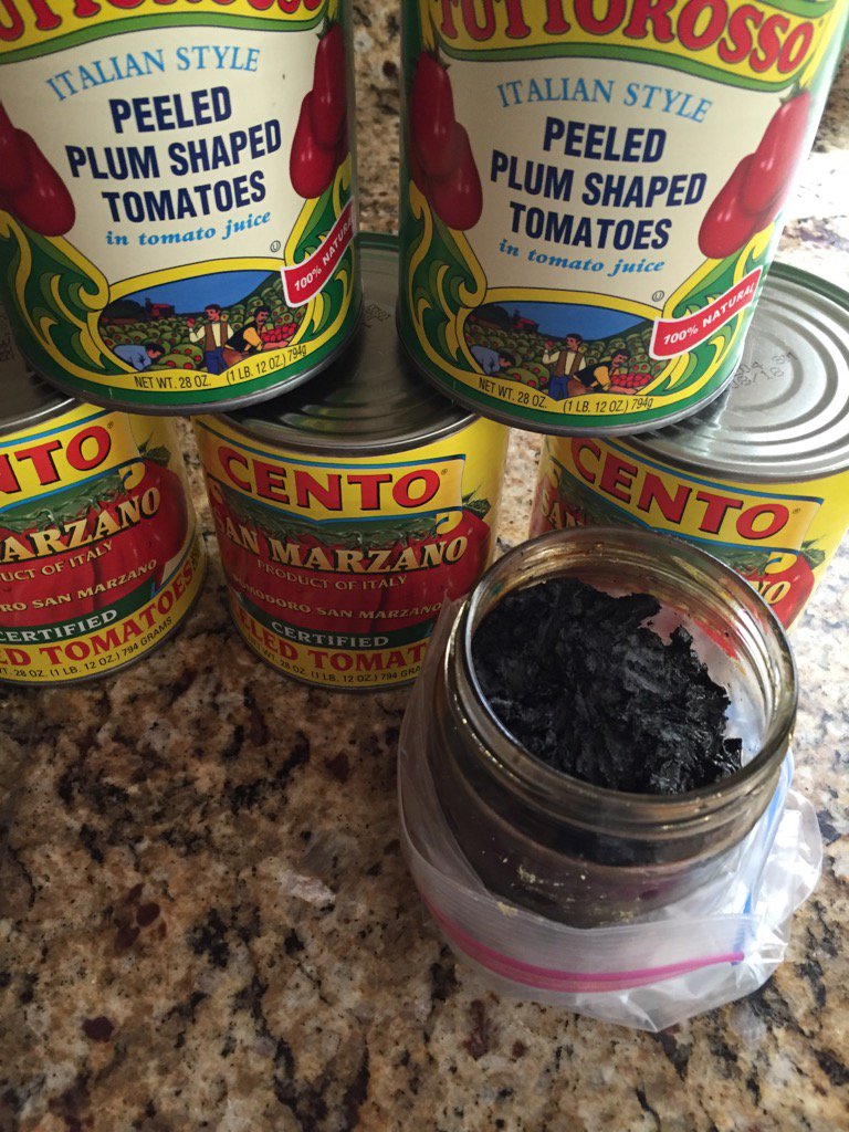 Time to make the Easter gravy. That's #I'mItalian black gold in the front