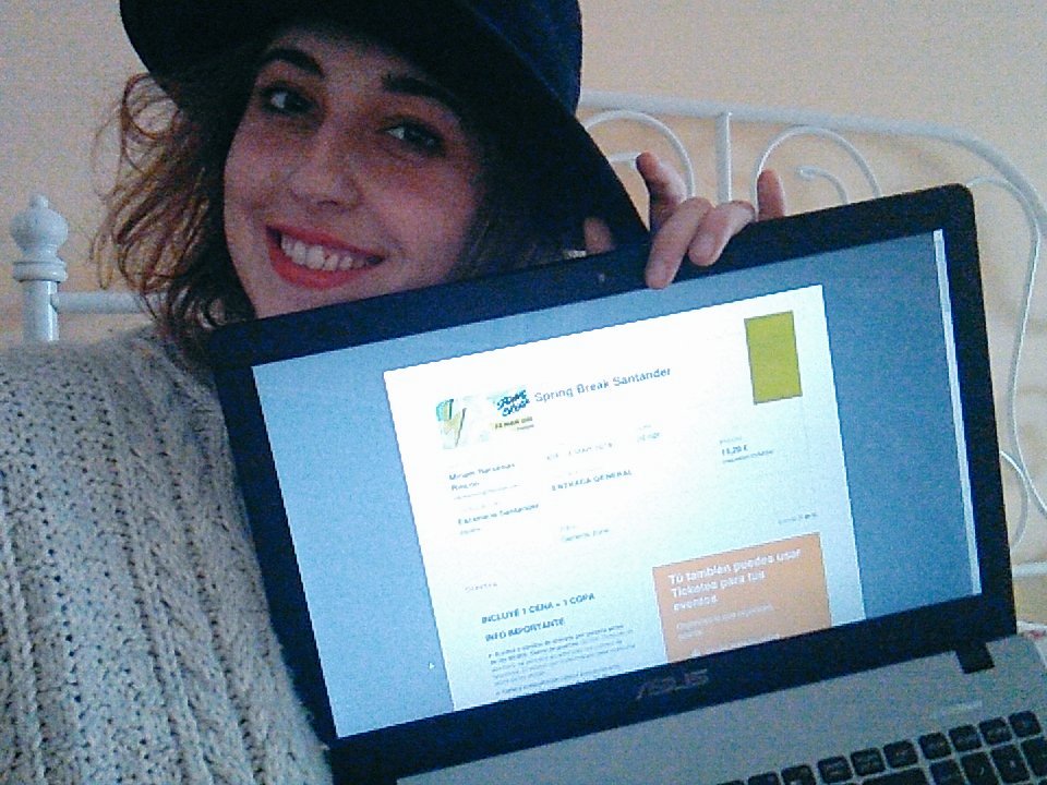 soymirchi's tweet photo. @SpringBreakSDR @WolderElectro #WolderSpringbreak mi selfie con la entrada electrónica. Viva la tecnología! https://t.co/QdjH131A9K