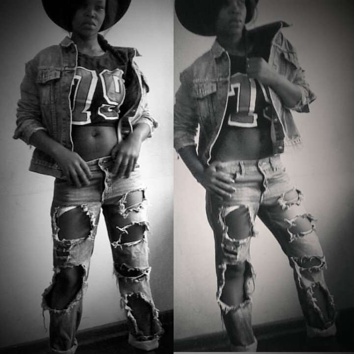 Bongiwe_KingB15's tweet photo. I rip and wear..#denimGame https://t.co/wM9RLLlVmH