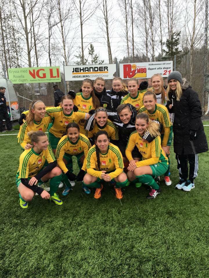 Vinst m 7-0 i lördagens träningsmatch mot Rimbo!