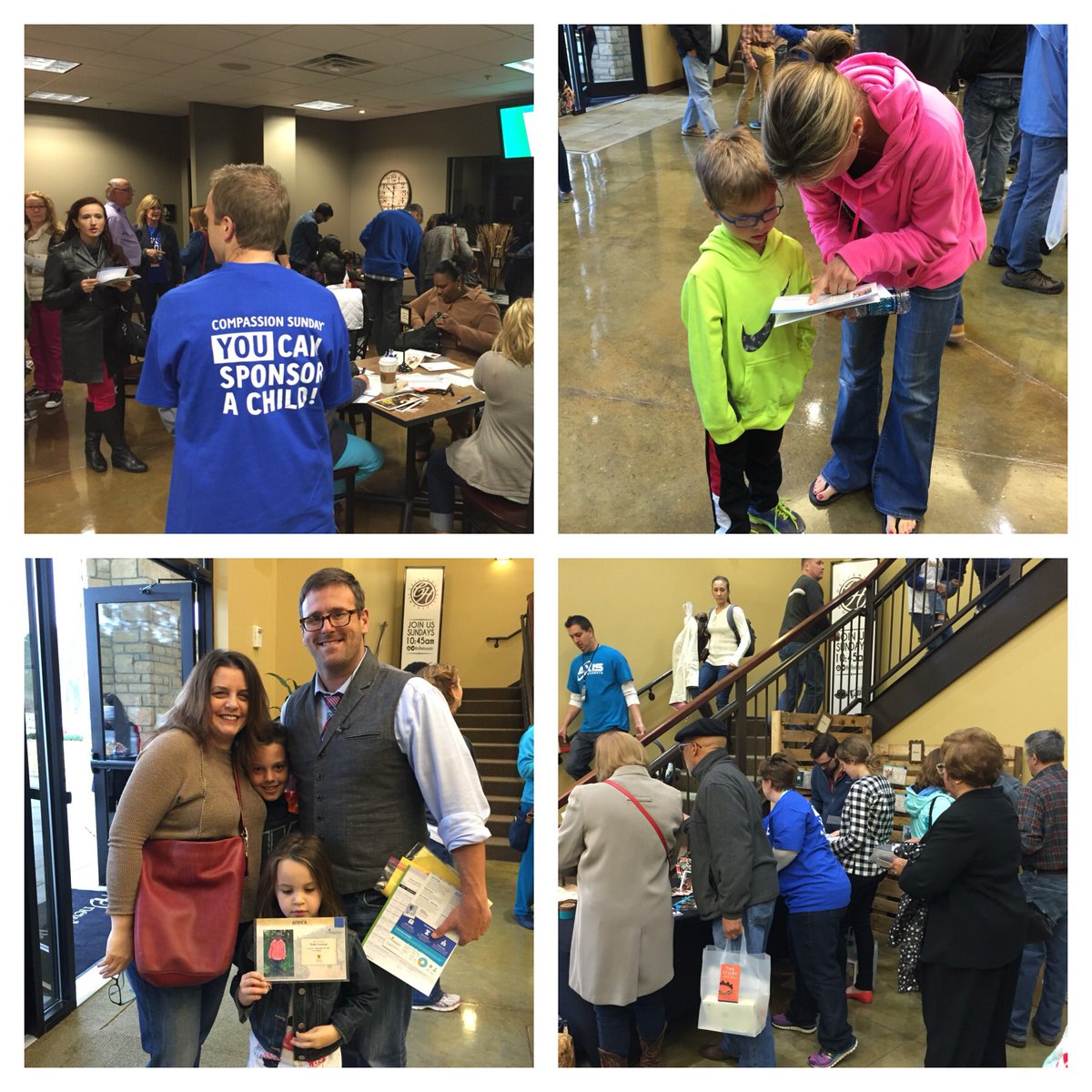 amylynnkelley's tweet photo. Blown away at the hundreds and hundreds of Compassion kids sponsored today @newhopemovement - more packets coming! https://t.co/14V6M1P3Fk