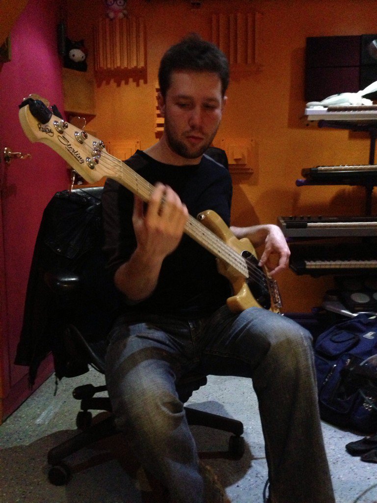 thejerryfarley's tweet photo. #MyDemonsGalore bass tracking all day 'errrrrr day! At #SecretWeaponStudio https://t.co/c4ao5s2vK3