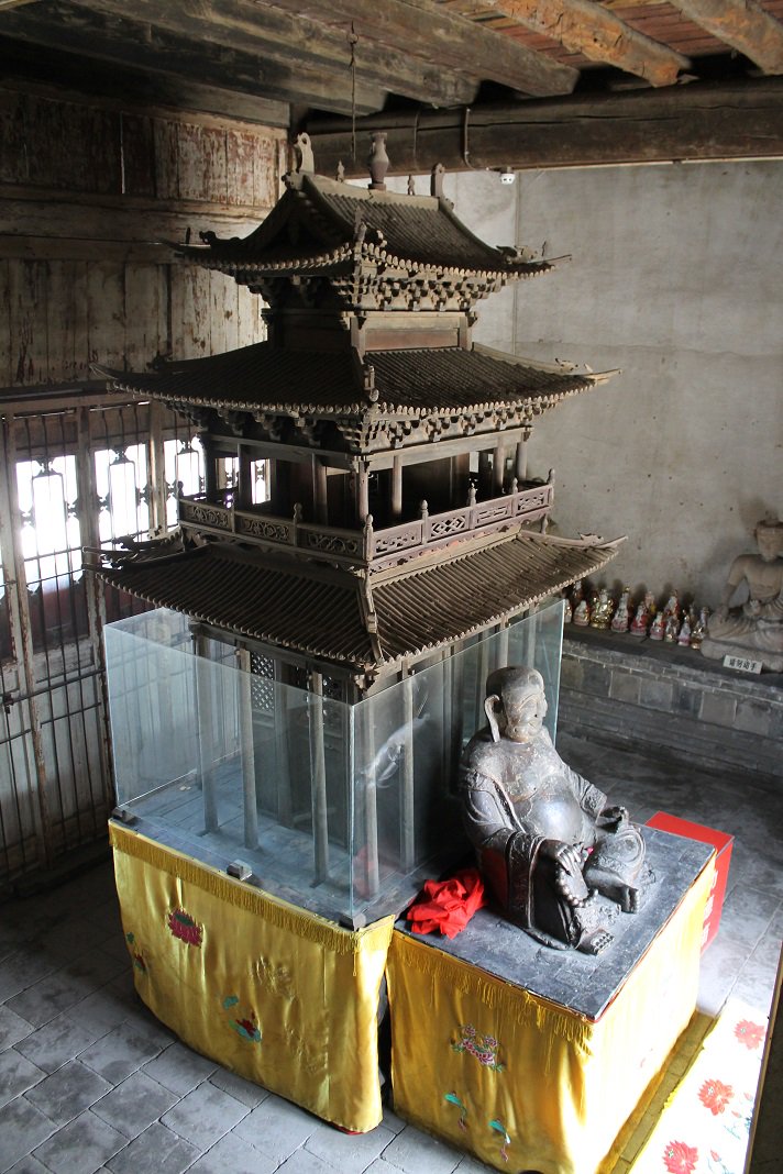 A wooden model pavilion at Chongfu Buddhist monastery in Shanxi, China #architecture wp.me/p738KD-5R