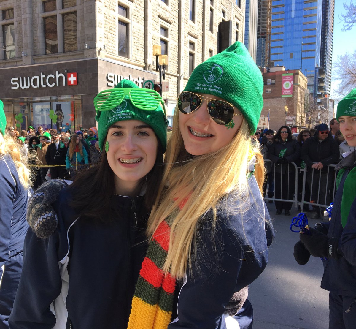TheSHSM's tweet photo. Photos from the St Patrick's Day Parade! #SHSMprefects @uismtl 
🍀🍀 https://t.co/gyS0POG1dN