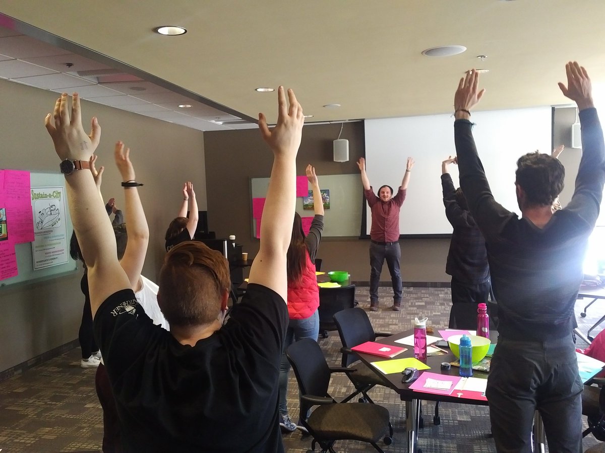 berryonline's tweet photo. Who knew. I've heard of all types of yoga, and today at @SustainacityKW I learner now there's #ClimateYoga too! https://t.co/MQRkj9I17Z