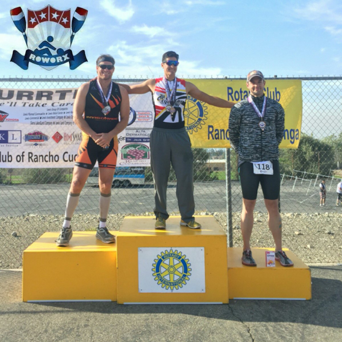 Congratulations Jack Nunn 2nd place this morning at the #GrapestompreverseTri way to represent #roworx #INVIGORADE