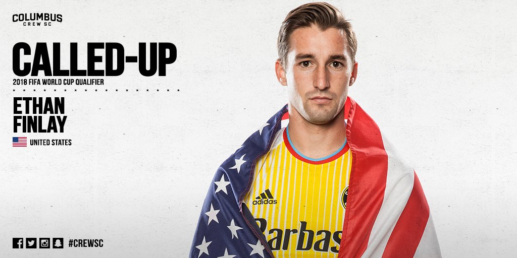 NEWS: #CrewSC midfielder <a href="/EthanFinlay13/">Ethan Finlay</a> has been called up by <a href="/ussoccer/">U.S. Soccer</a>.

--> crew.sc/21C2hhV