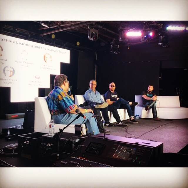 StafflyInc's tweet photo. CEO, Bjorn, at #ffMassive: how work will evolve through automation, machine learning, & the human touch @ffvc #SxSW https://t.co/Tl8eJFH5Sy