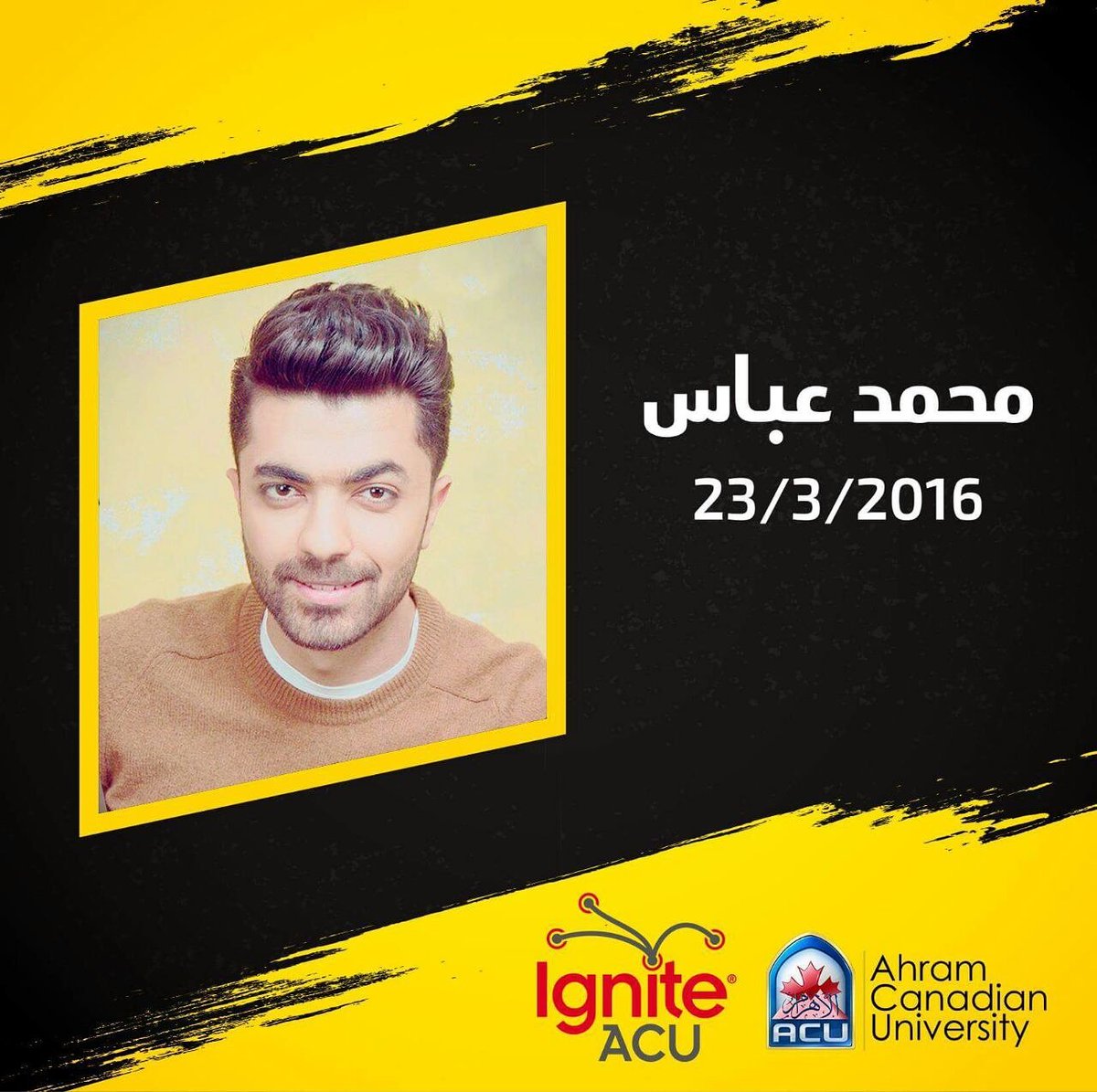 MohamedAbbas's tweet photo. ان شاء الله سيتم تكريمي يوم الأربعاء المقبل في جامعه الأهرام الكندية وشكرا لتقديركم لي 
#mohammadabbas https://t.co/9mPJ3BjSmP