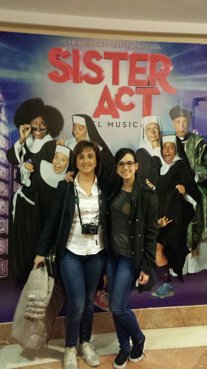 Crisbl92's tweet photo. Disfrutando de sister act! #yoestuveensisteract #teatronuevoalcala https://t.co/aCmJPMU2ss