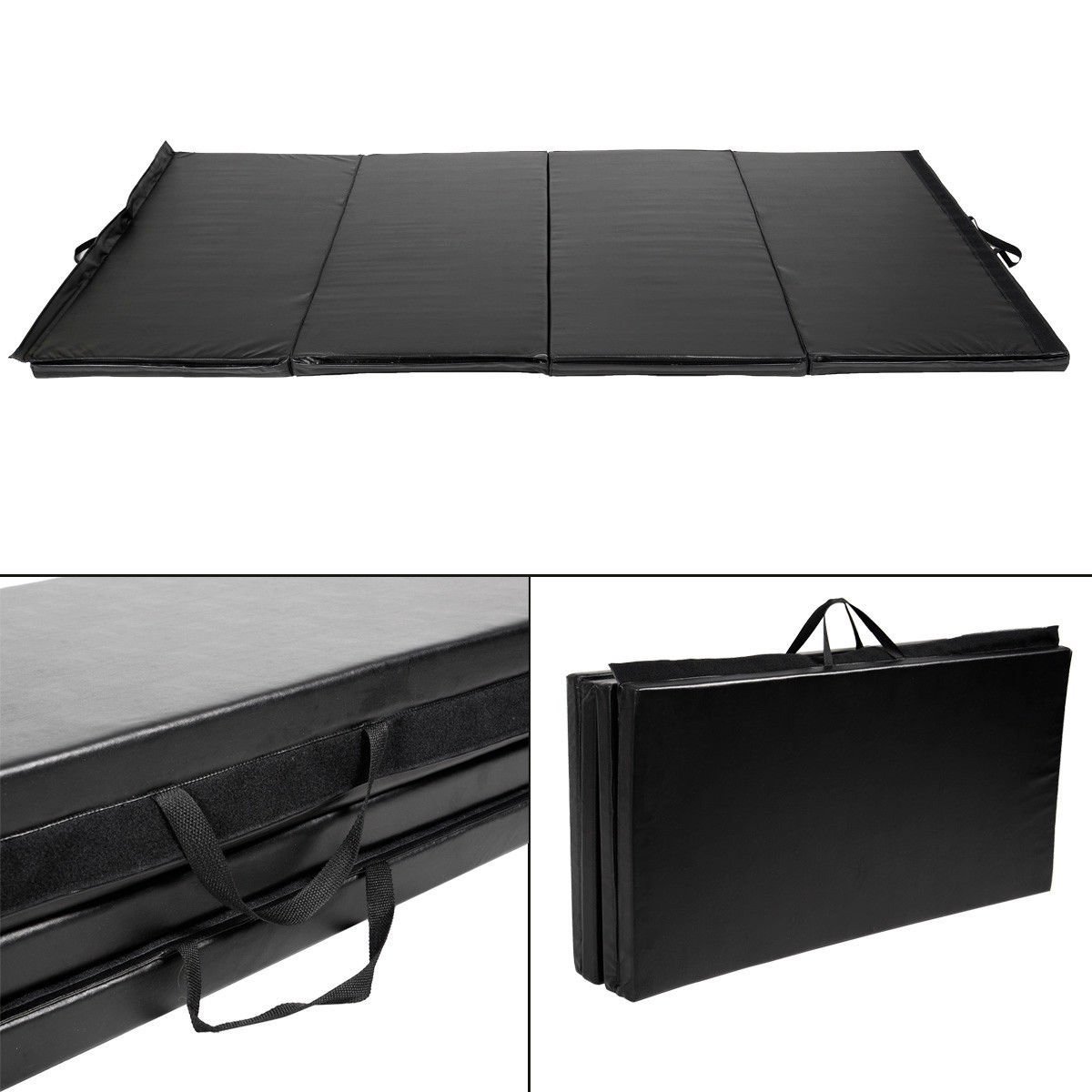 shahareliyahu's tweet photo. Black 4'x8'x2" Thick Folding Panel Gymnastics Mat Gym Fitness Exercise Mat https://t.co/3KjJpuFbMI #Exercisemats https://t.co/HzuydthtrS