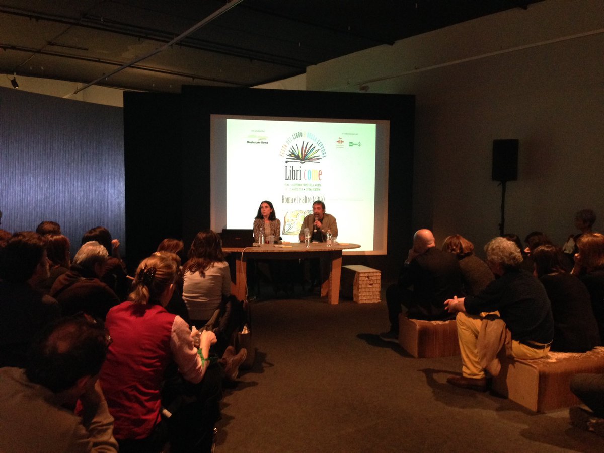 AuditoriumPdM's tweet photo. "Per Amore" raccontato da Lisa Ginzburg con Emanuele Trevi @libricome #libricome @MarsilioEditori https://t.co/jBxx44tw5n