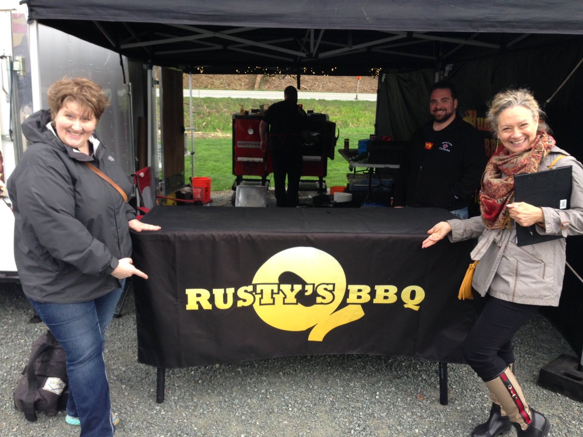 bchopco's tweet photo. #bbbbq The ladies enjoying some of @RustysBBQ @BarnBurner_BBQ https://t.co/xBRoUna4W9