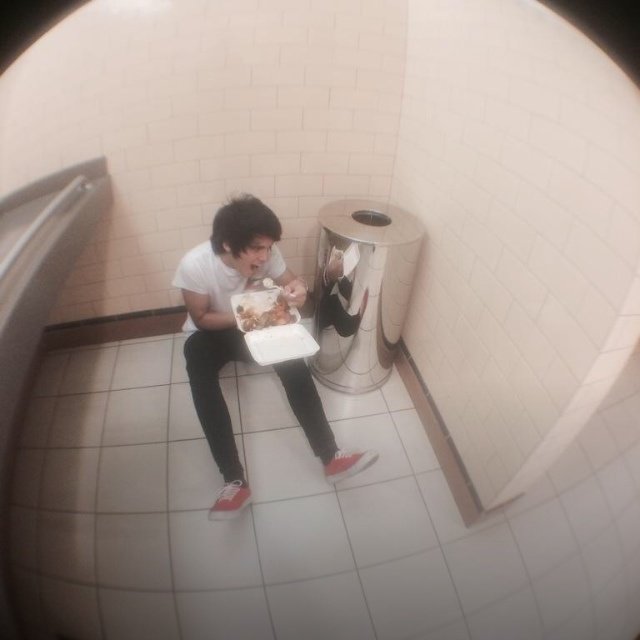 Having lunch with my only friend