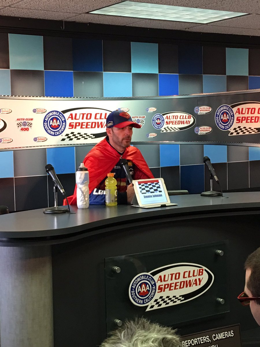 TeamHendrick's tweet photo. "Physically and mentally, I feel like I am the best I have ever been in my career."

-- @JimmieJohnson https://t.co/RnJqSZcGJC
