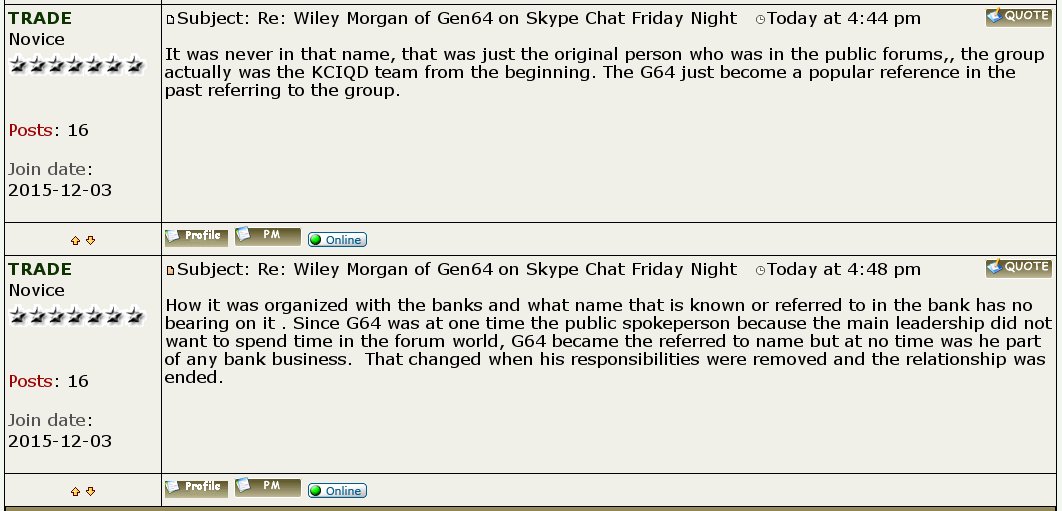 Wiley Morgan of Gen64 on Skype Chat Friday Night ~ Updated 6/10 - Page 3 CeB52r7VAAAk1eV