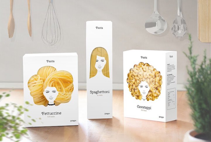 cre8ivebrew's tweet photo. Cleverly #Designed #Packaging Makes Pasta Look Like Gorgeous Hair -https://t.co/hz2qksomCN #PackagingDesign #Design https://t.co/SaSHzxa9P3
